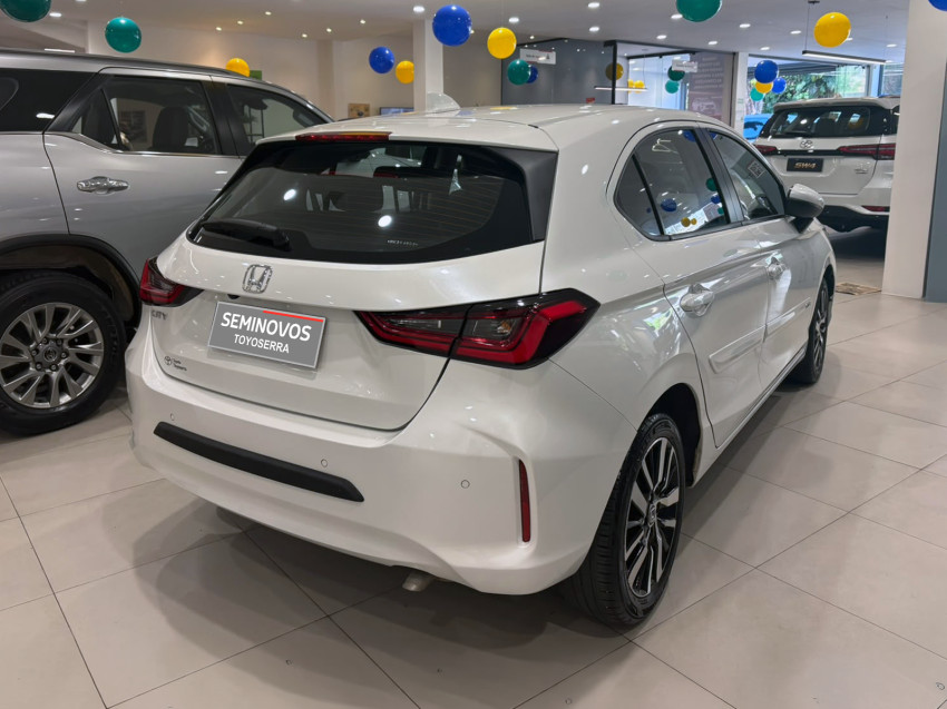 baixa km! - honda city hatchback exl 1.5 flex  automatico4