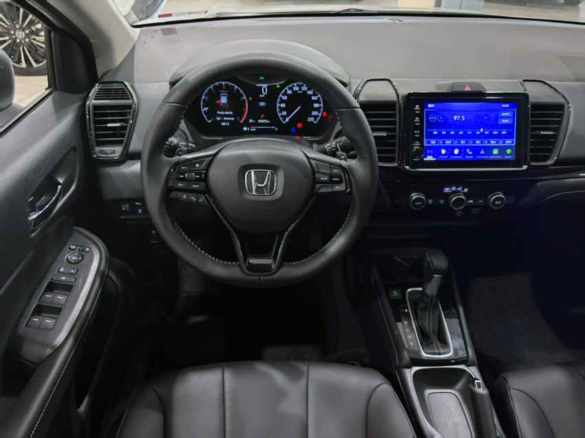 baixa km! - honda city hatchback exl 1.5 flex  automatico11