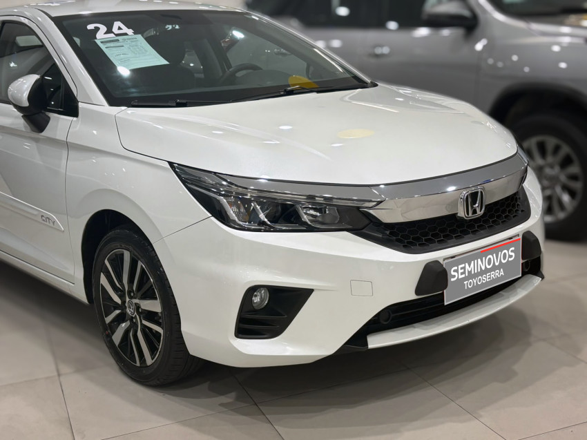 baixa km! - honda city hatchback exl 1.5 flex  automatico15