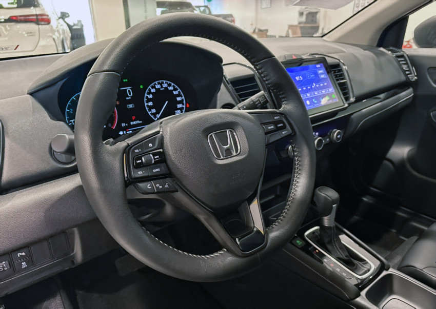 baixa km! - honda city hatchback exl 1.5 flex  automatico10
