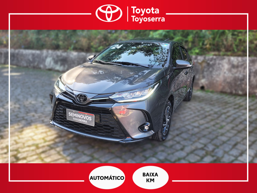 baixa km! - toyota yaris xls sedan 1.5 flex  automatico0