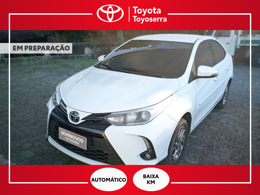 baixa km! - toyota yaris xs sedan 1.5 flex  automatico