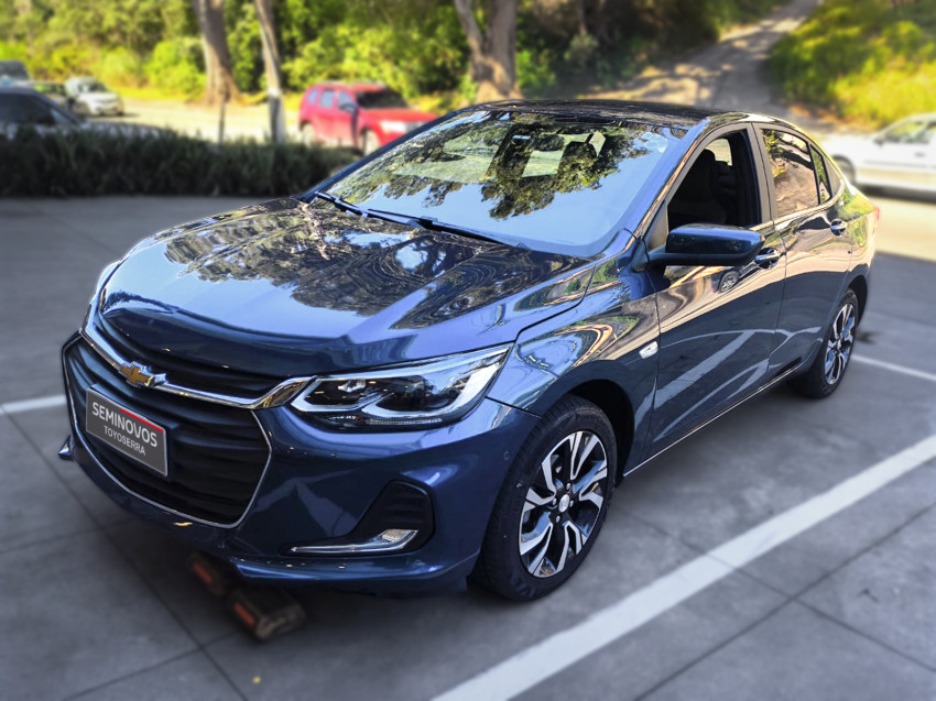 baixa km! - chevrolet onix sed. plus prem. 1.0  tb flex automatico1