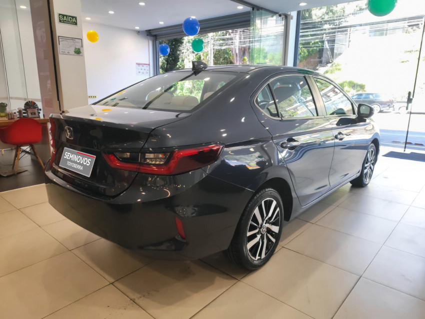 baixa km! - honda city sedan touring 1.5 flex  automatico4
