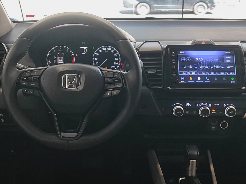 baixa km! - honda city sedan touring 1.5 flex  automatico9
