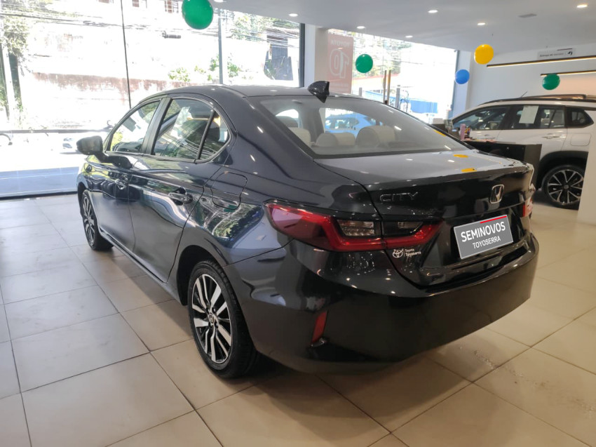 baixa km! - honda city sedan touring 1.5 flex  automatico5