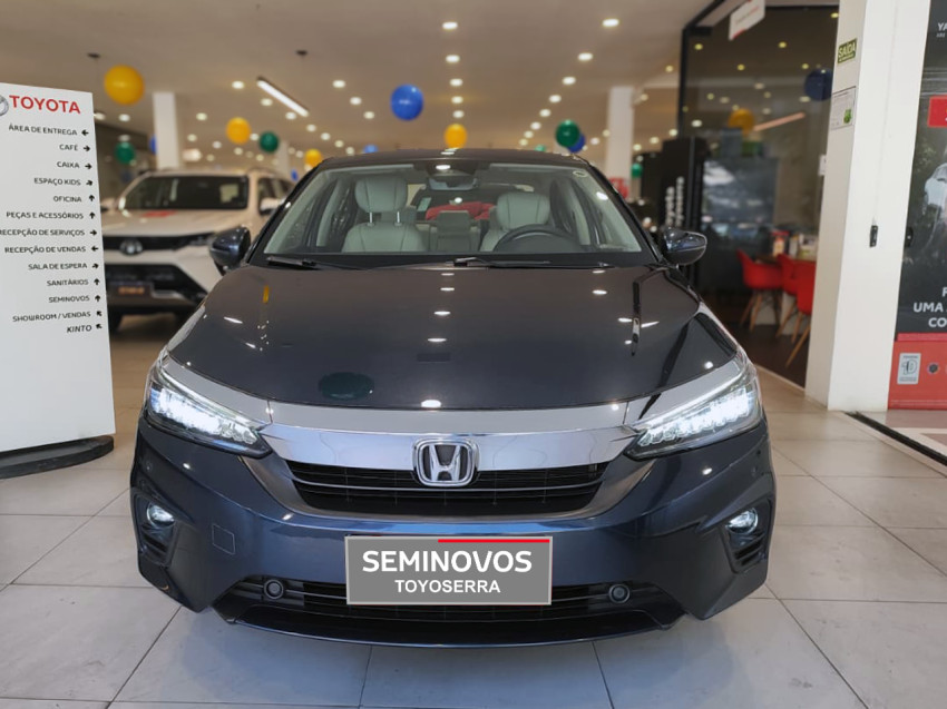 baixa km! - honda city sedan touring 1.5 flex  automatico13
