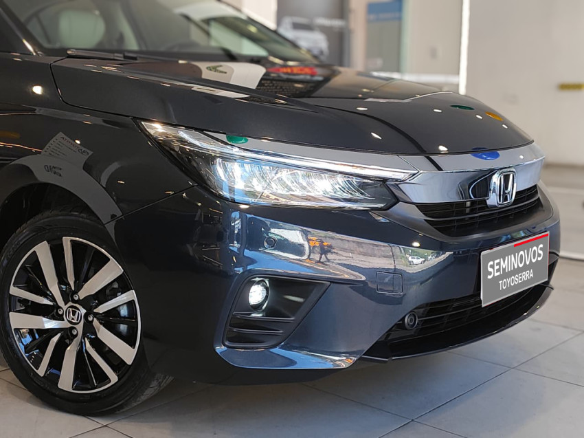 baixa km! - honda city sedan touring 1.5 flex  automatico14