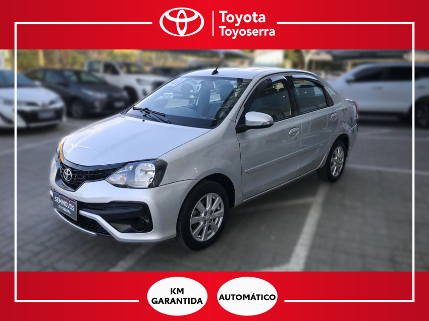 baixa km! - toyota etios x plus sedan 1.5 flex  automatico