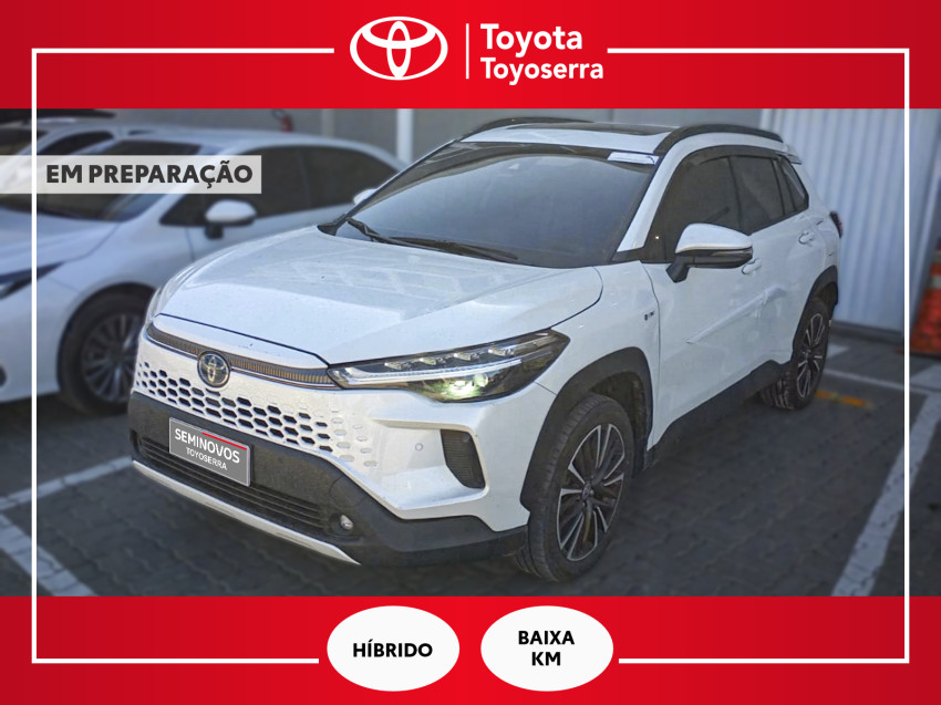baixa km! - toyota corolla cross xrx 1.8  automatico (hibrido)0