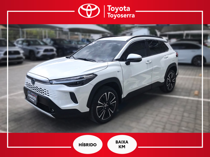baixa km! - toyota corolla cross xrx 1.8  automatico (hibrido)