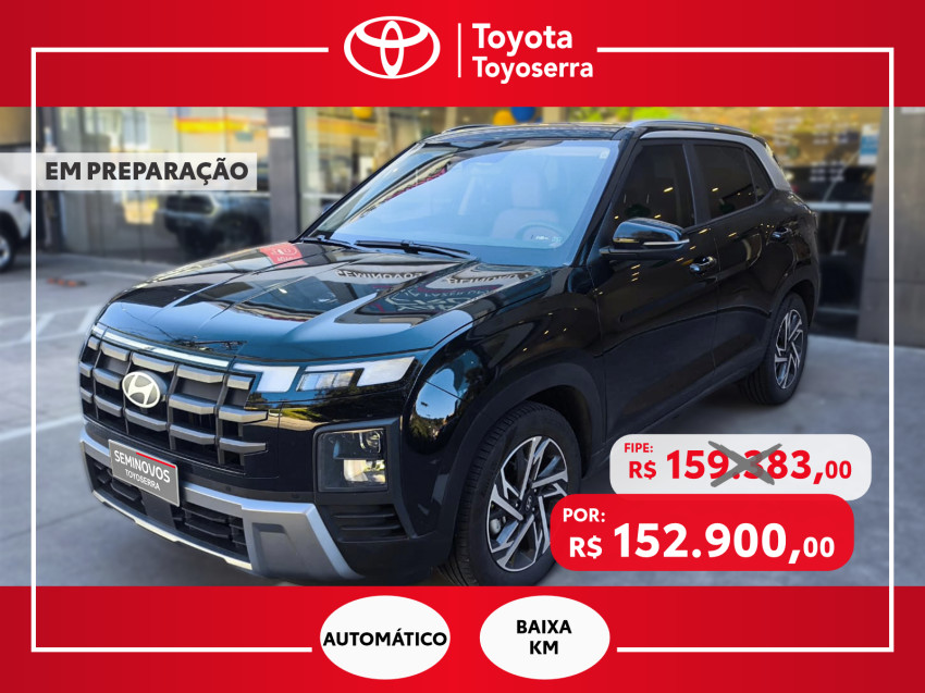 hyundai creta platinum 1.0 tb  flex automatico