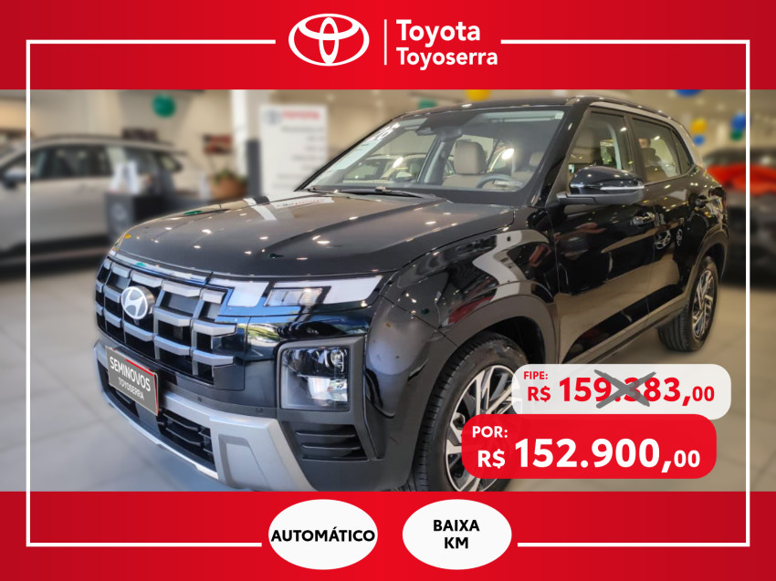 hyundai creta platinum 1.0 tb  flex automatico