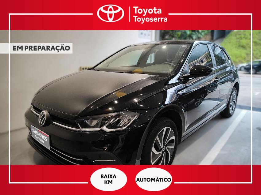 baixa km! - volkswagen polo highline tsi 1.0 flex  automatico