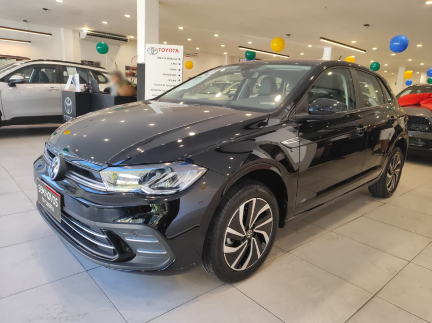 baixa km! - volkswagen polo highline tsi 1.0 flex  automatico1