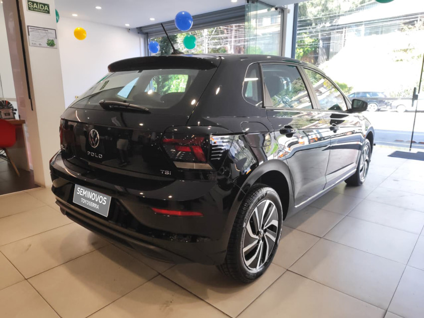 baixa km! - volkswagen polo highline tsi 1.0 flex  automatico4