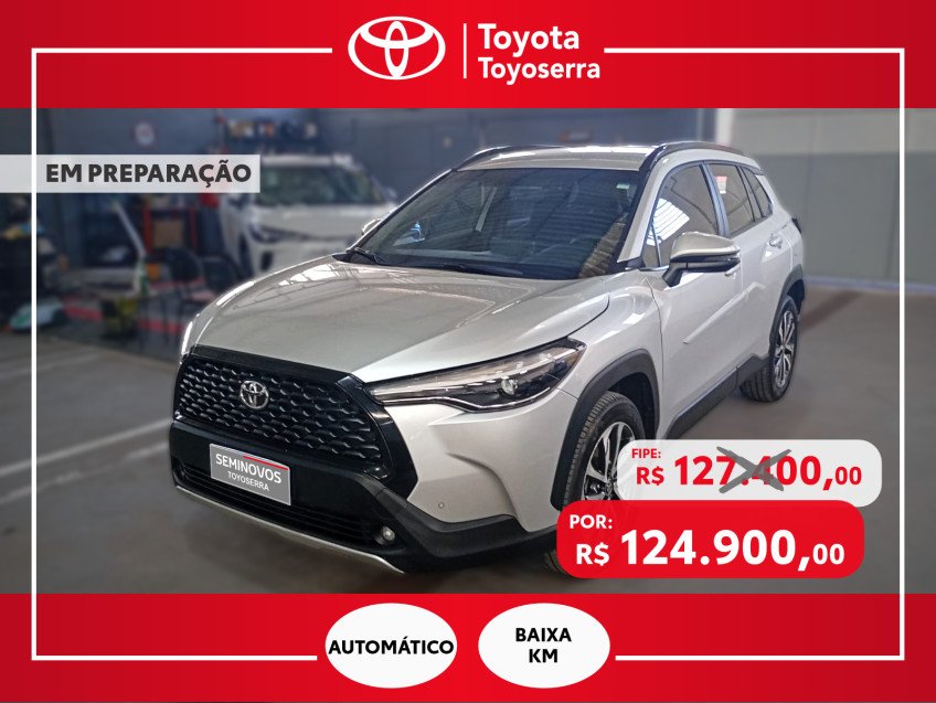 baixa km! - toyota corolla cross xre 2.0  flex automatico