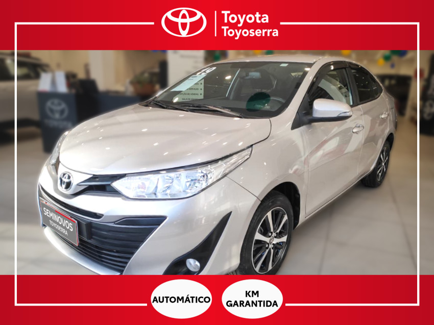 baixa km! - toyota yaris xl sedan 1.5 flex  automatico