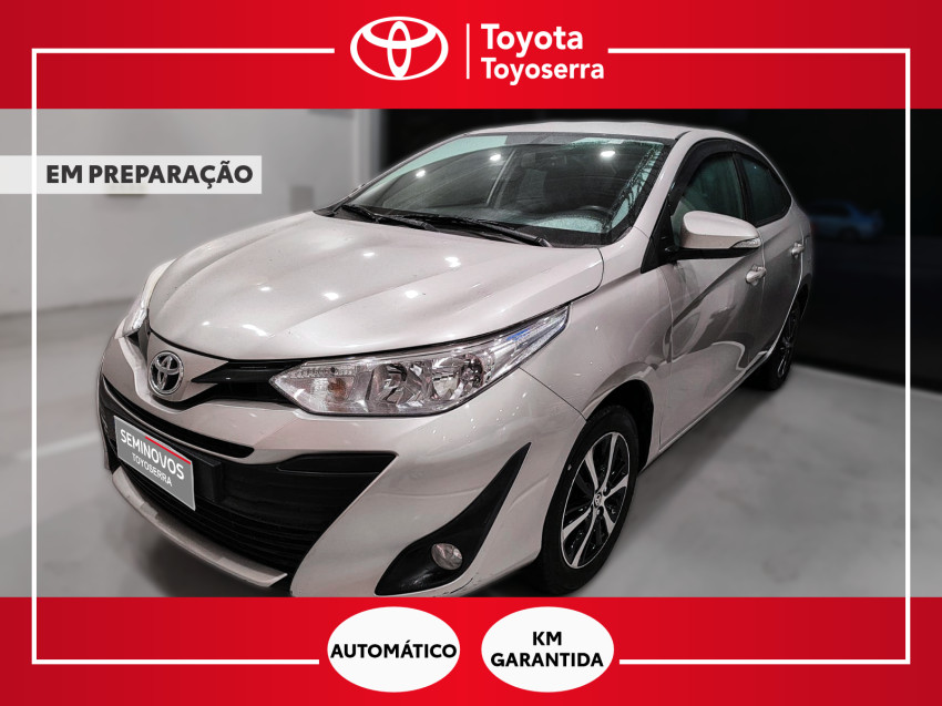 baixa km! - toyota yaris xl sedan 1.5 flex  automatico0