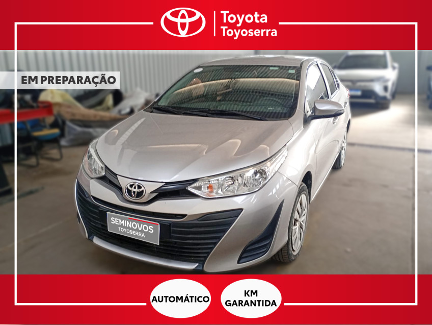 baixa km! - toyota yaris xl sedan 1.5 flex  automatico0