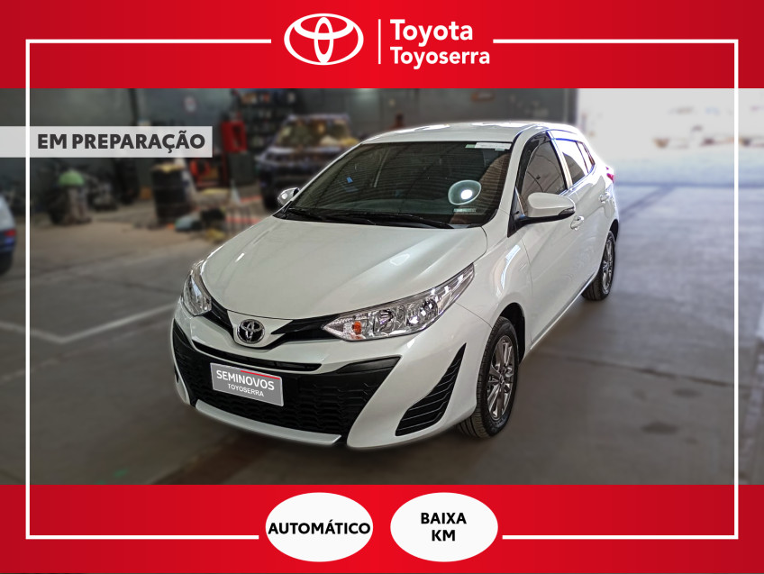 baixa km! - toyota yaris xl plus con. 1.5 flex  automatico