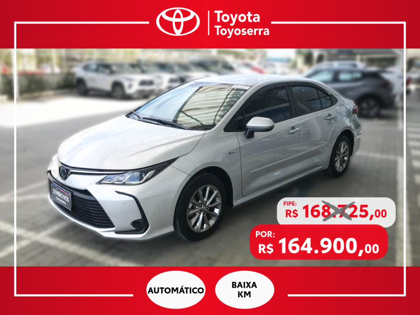 baixa km! - toyota corolla gli 1.8 flex  automatico0