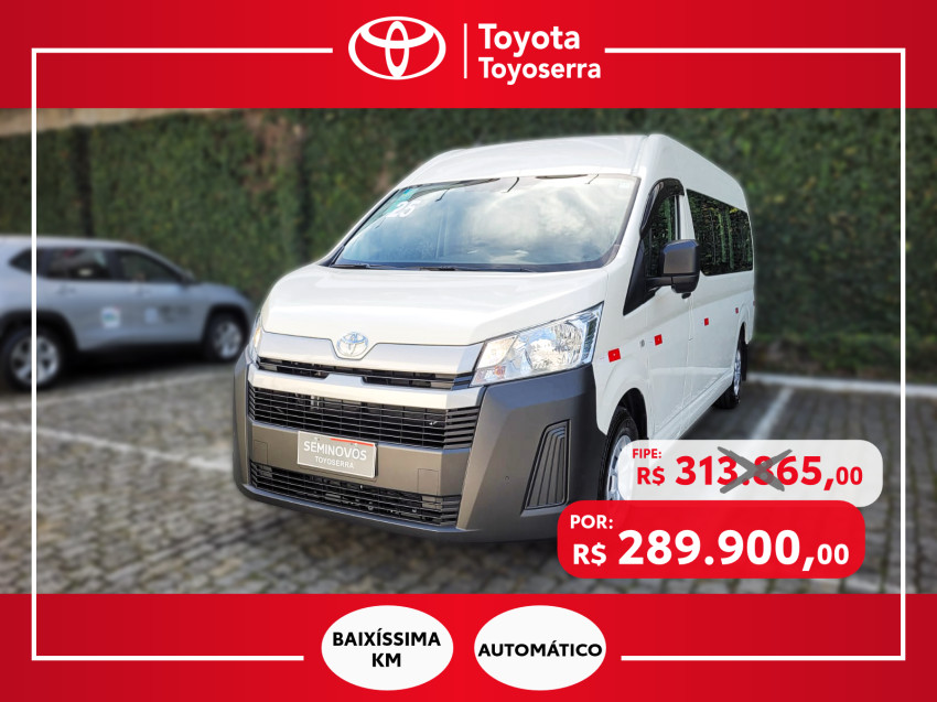 baixa km! - toyota hiace minibus dx 2.8  16l automatico