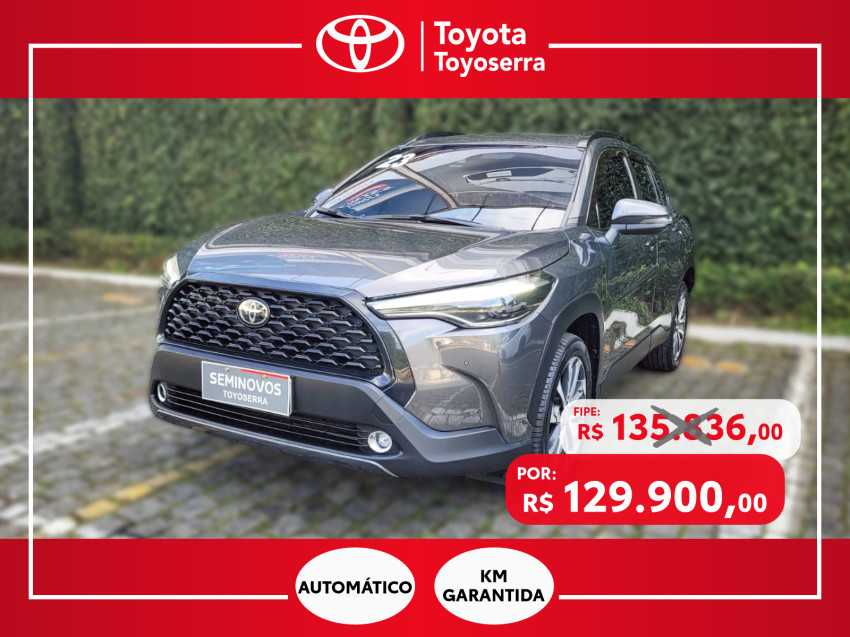 baixa km! - toyota corolla cross xre 2.0  flex automatico