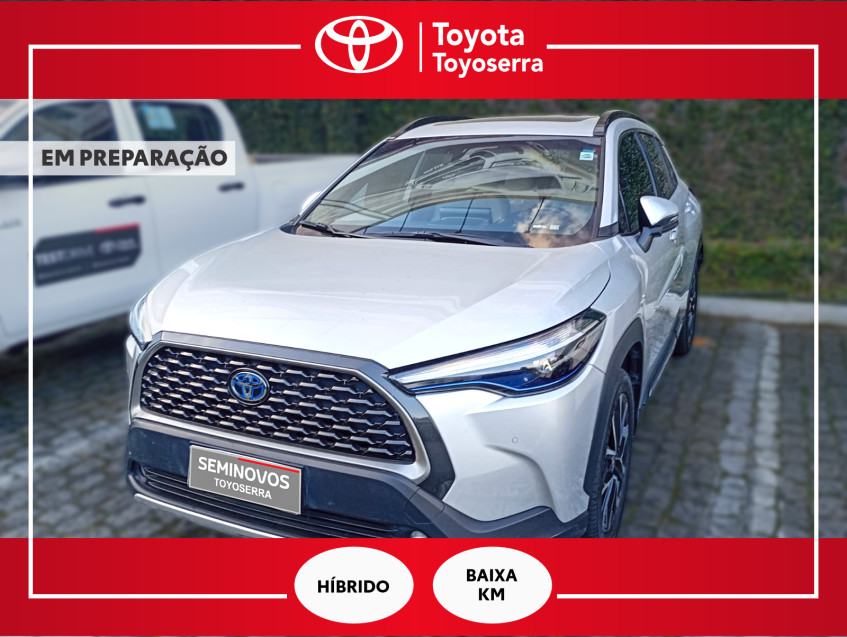 baixa km! - toyota corolla cross xrx 1.8  automatico (hibrido)0