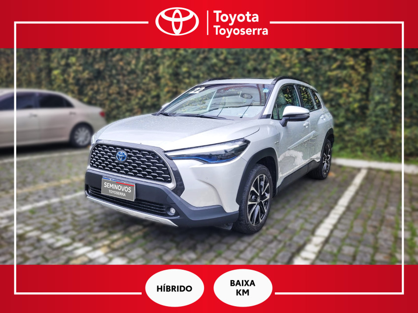 baixa km! - toyota corolla cross xrx 1.8  automatico (hibrido)