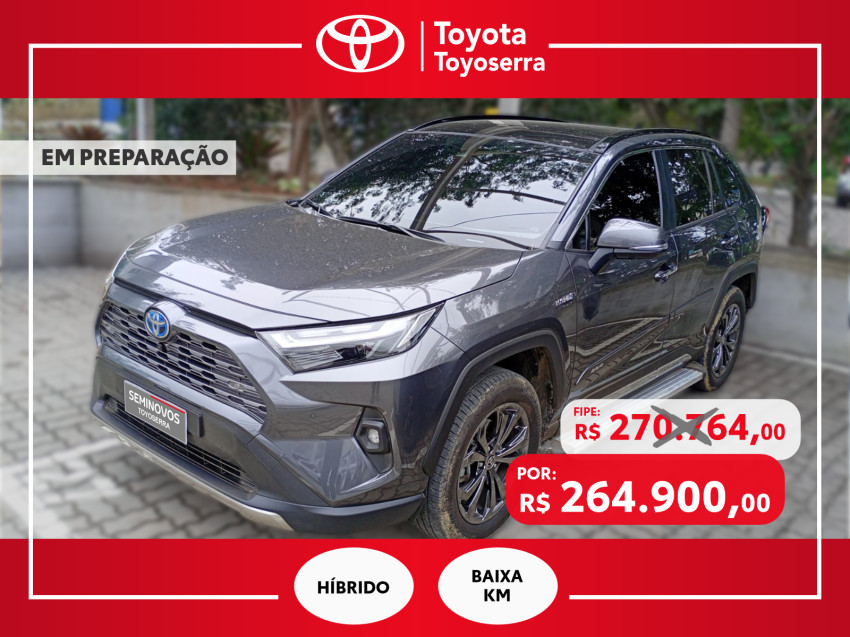 baixa km! - toyota rav4 2.5 sx connect 4x4 automatico (hibrido)0