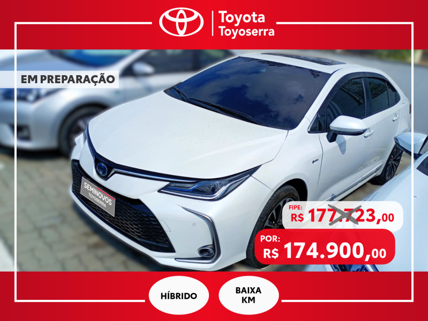 toyota corolla altis prem. 1.8 automatico (hibrido)