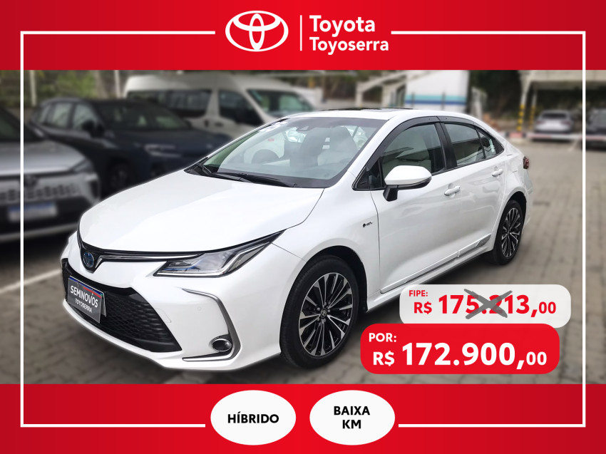 toyota corolla altis prem. 1.8 automatico (hibrido)