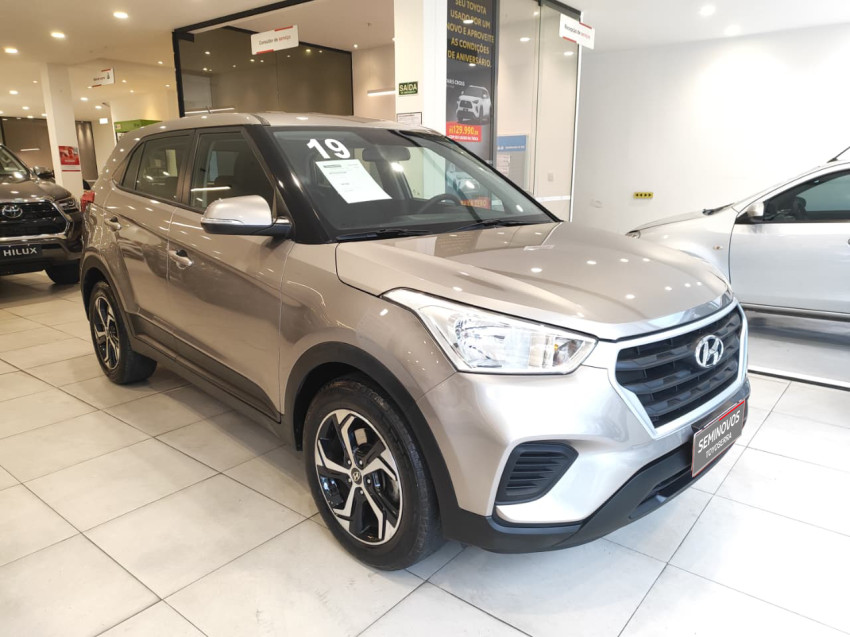 baixa km! - hyundai creta attitude 1.6  flex automatico3