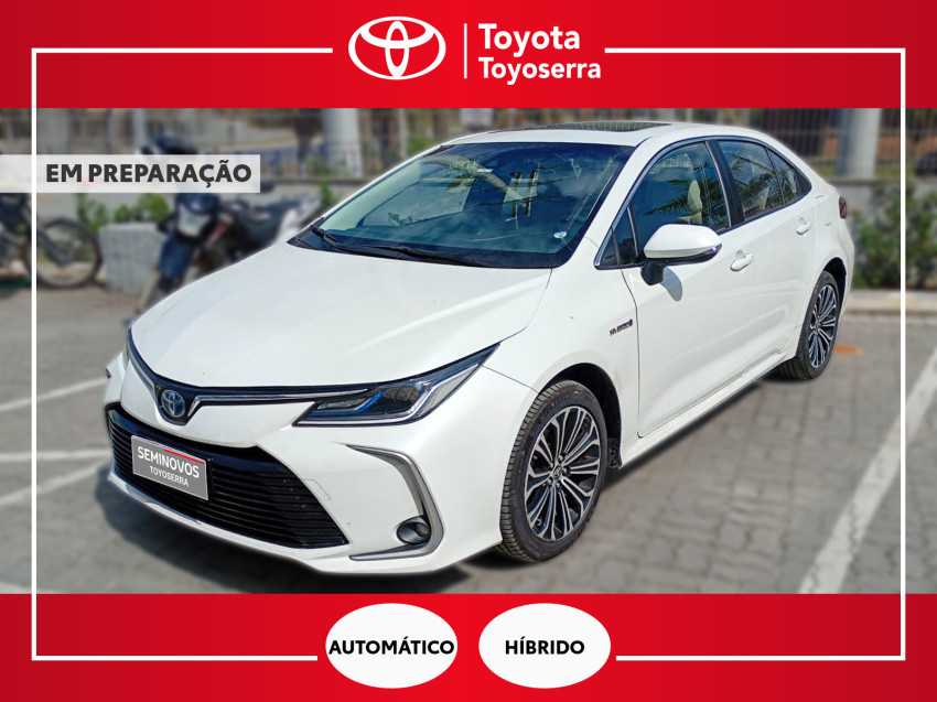 baixa km! - toyota corolla altis prem. 1.8 automatico (hibrido)