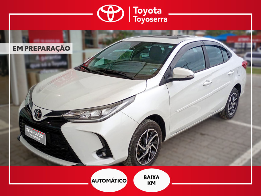 baixa km! - toyota yaris xls sedan 1.5 flex  automatico