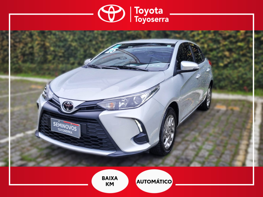 baixa km! - toyota yaris xs 1.5 flex  automatico