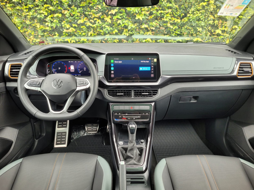 baixa km! - volkswagen t-cross ext. 250 tsi 1.4 flex  automatico6
