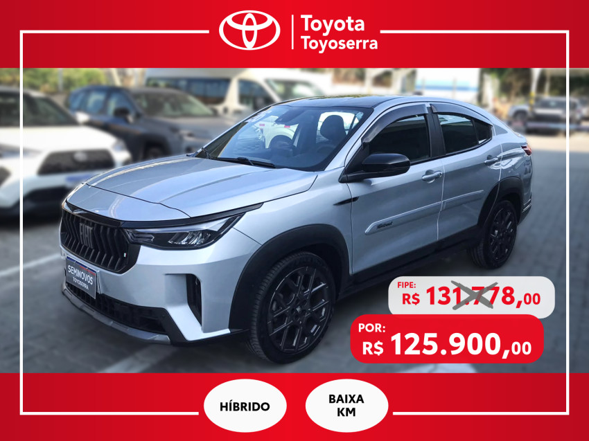 baixa km! - fiat fastback impetus 200 t. automatico (hibrido)0