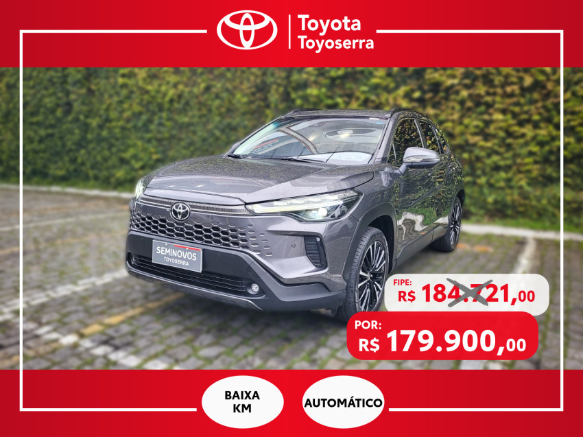 baixa km! - toyota corolla cross xrx 2.0  flex automatico