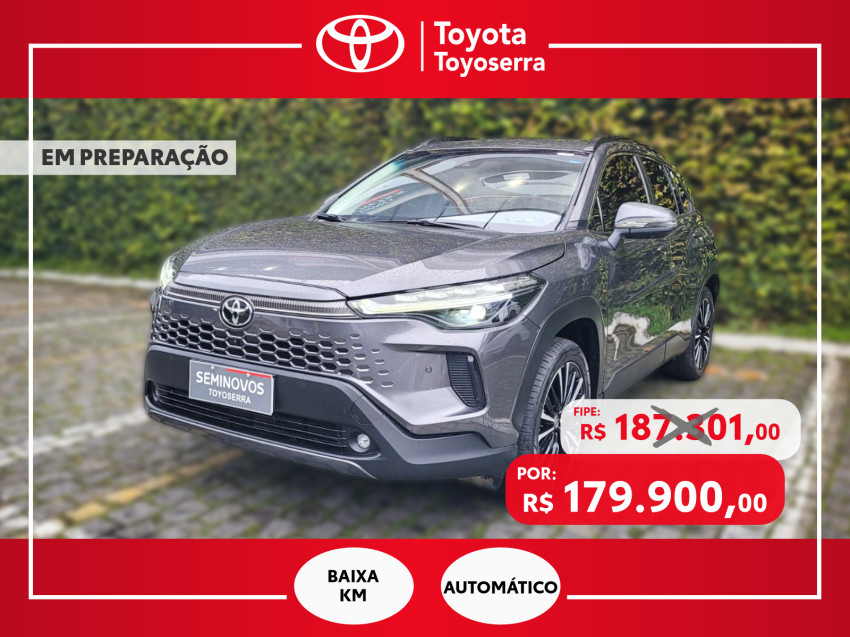 baixa km! - toyota corolla cross xrx 2.0  flex automatico0