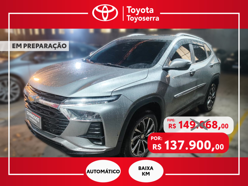 baixa km! - chevrolet tracker premier 1.2 turbo  flex automatico