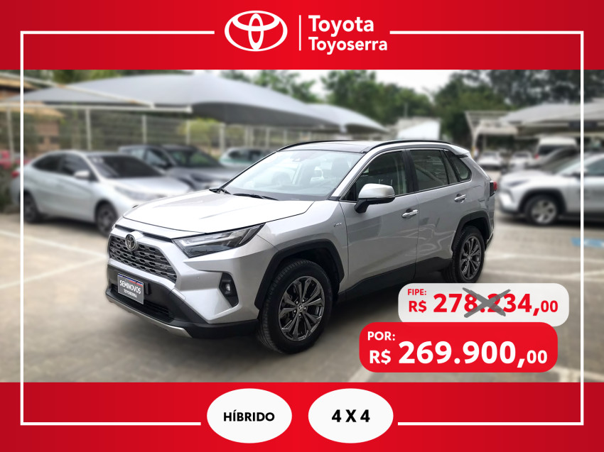 Baixa KM! - Toyota Rav4 2.5 Sx Connect 4X4 Automático (Híbrido)