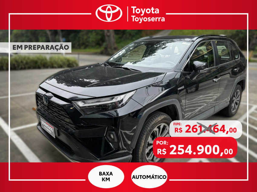 Baixa KM! - Toyota Rav4 2.5 Sx Connect 4X4 Automático (Híbrido)0