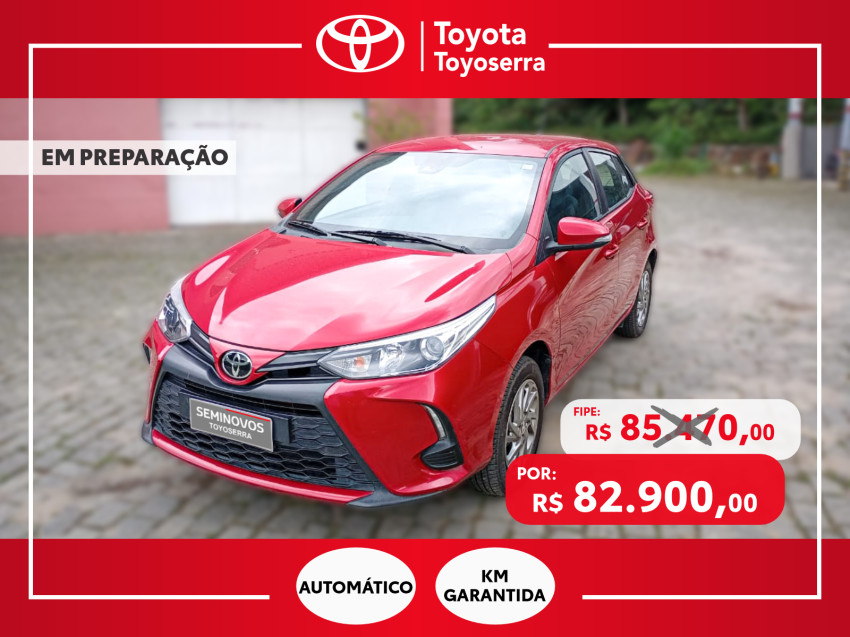Toyota Yaris Xs 1.5 Flex   Automático0