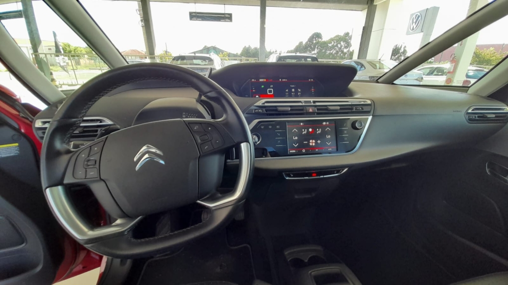 i/citroen c4 picasso intenseive 1.6,automatico,vermelho,gasolina,completo