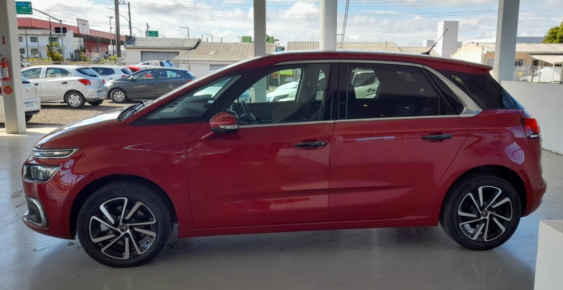 i/citroen c4 picasso intenseive 1.6,automatico,vermelho,gasolina,completo