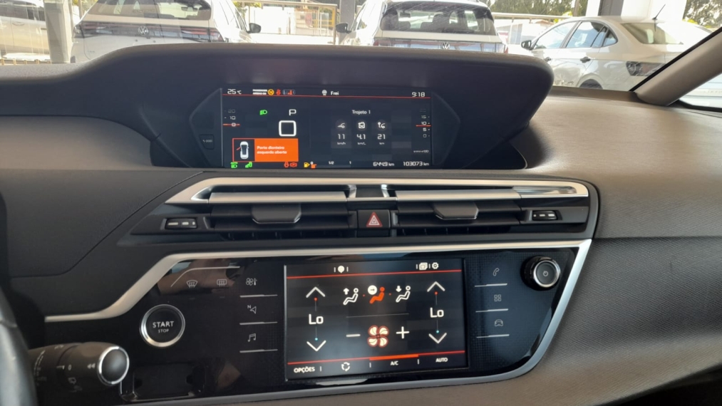 i/citroen c4 picasso intenseive 1.6,automatico,vermelho,gasolina,completo