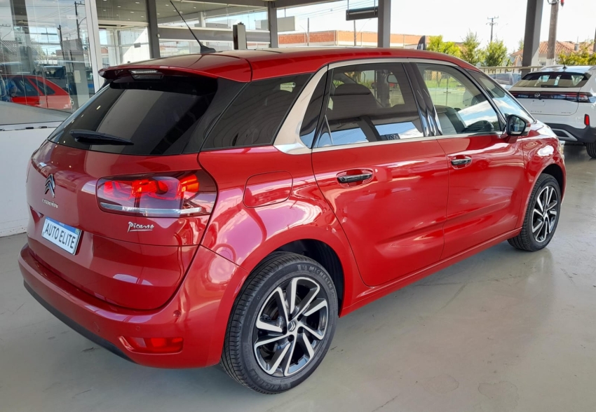 i/citroen c4 picasso intenseive 1.6,automatico,vermelho,gasolina,completo
