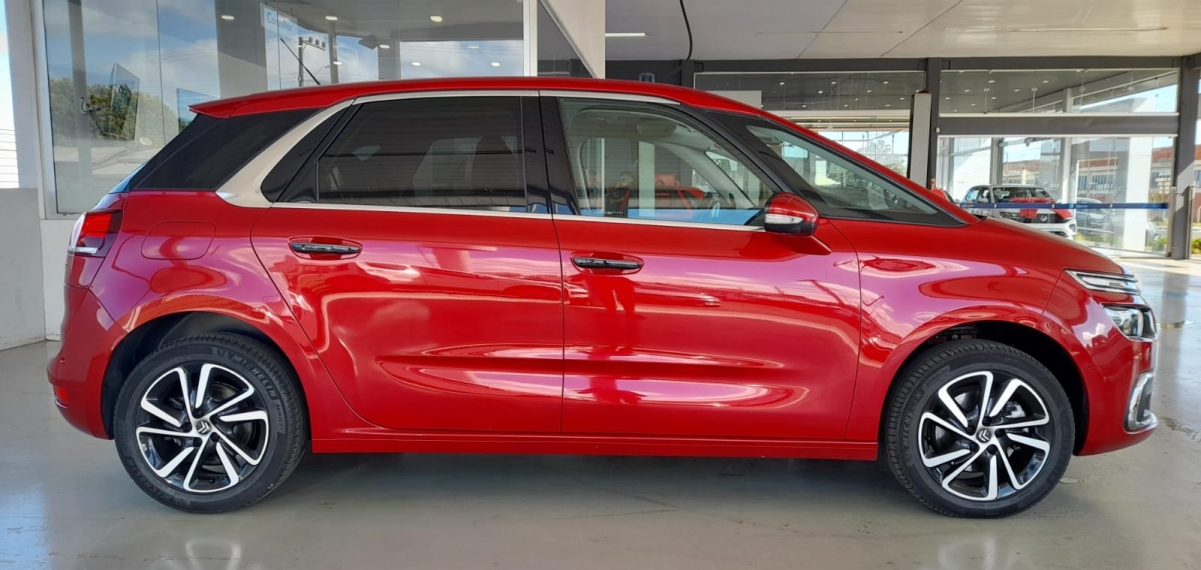 i/citroen c4 picasso intenseive 1.6,automatico,vermelho,gasolina,completo